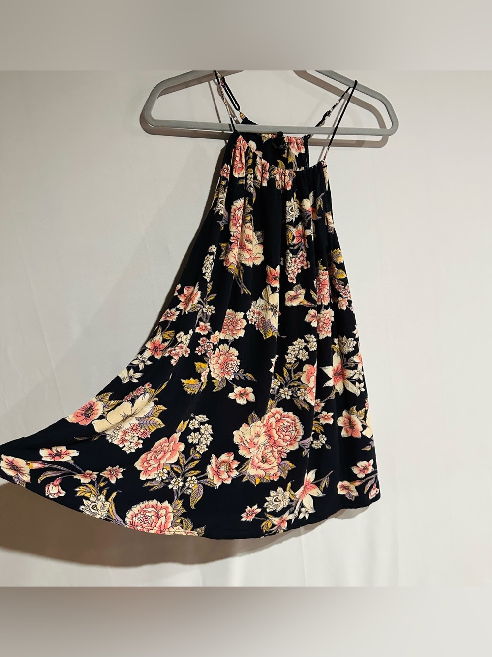 Billabong Women’s Black Floral Mini Dress